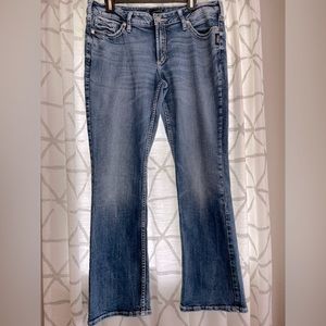 Silver Jeans co Suki slim boot low rise jeans with some stretch size 33/31 EUC